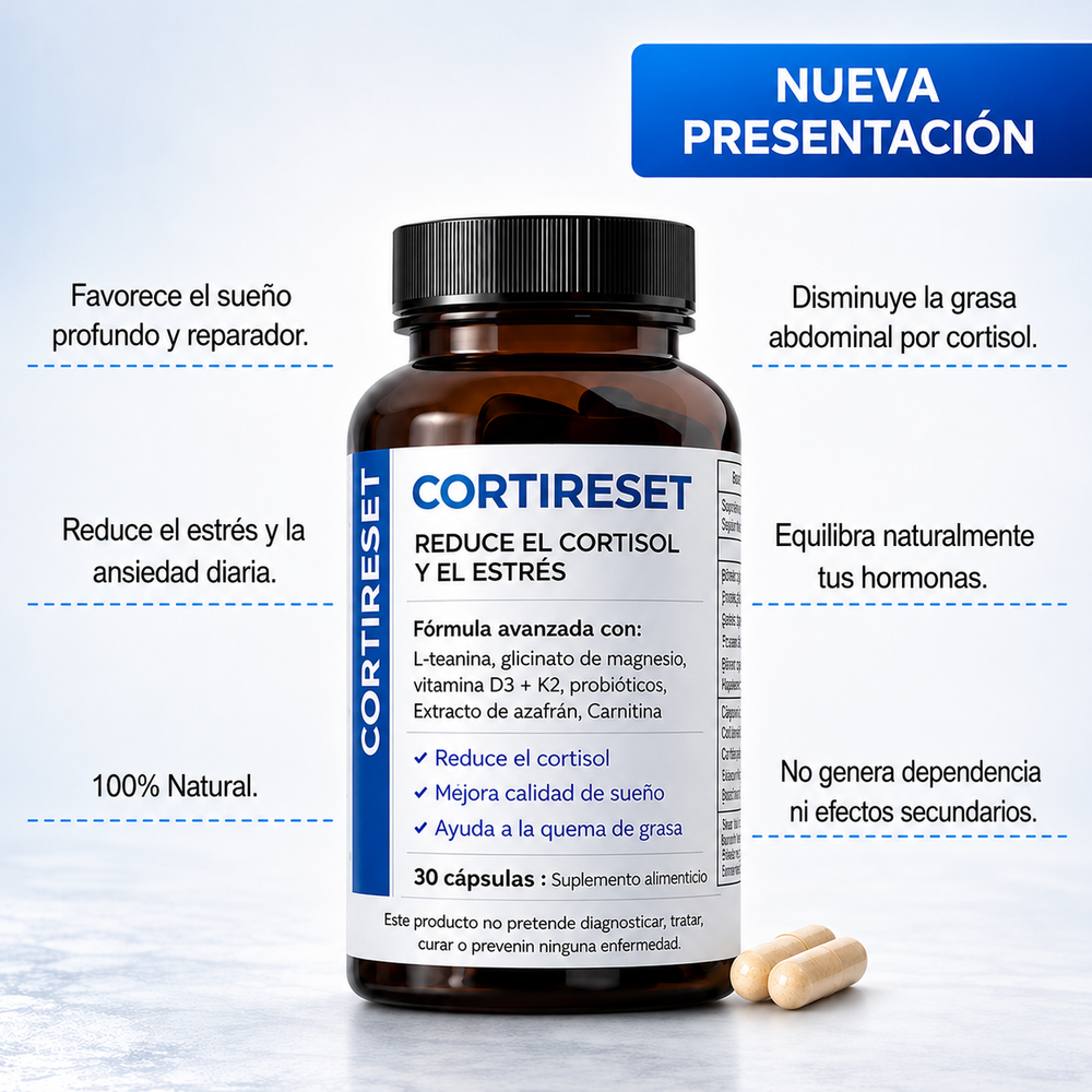 CORTISOL RESET | Tu aliado natural contra el insomnio y el exceso de cortisol