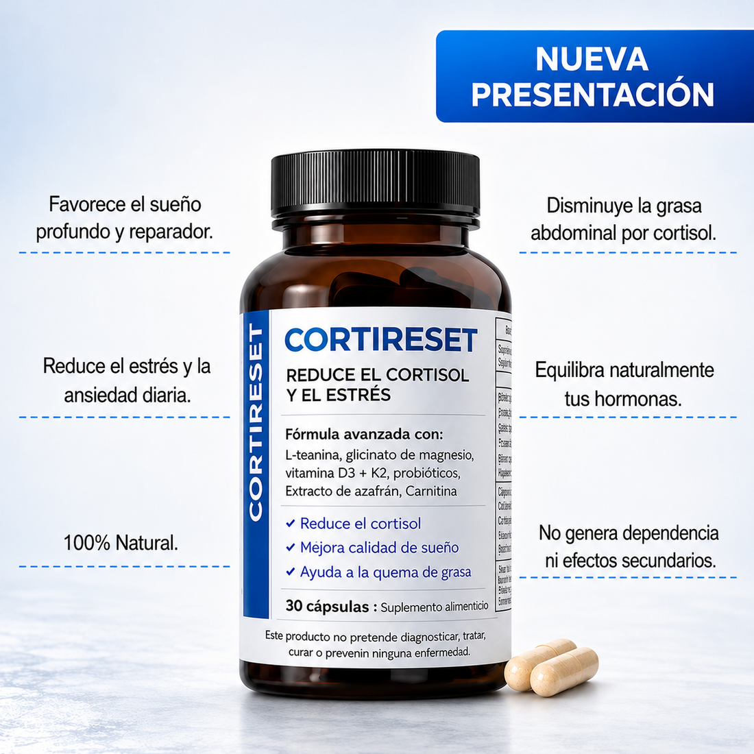 CORTISOL RESET | Tu aliado natural contra el insomnio y el exceso de cortisol